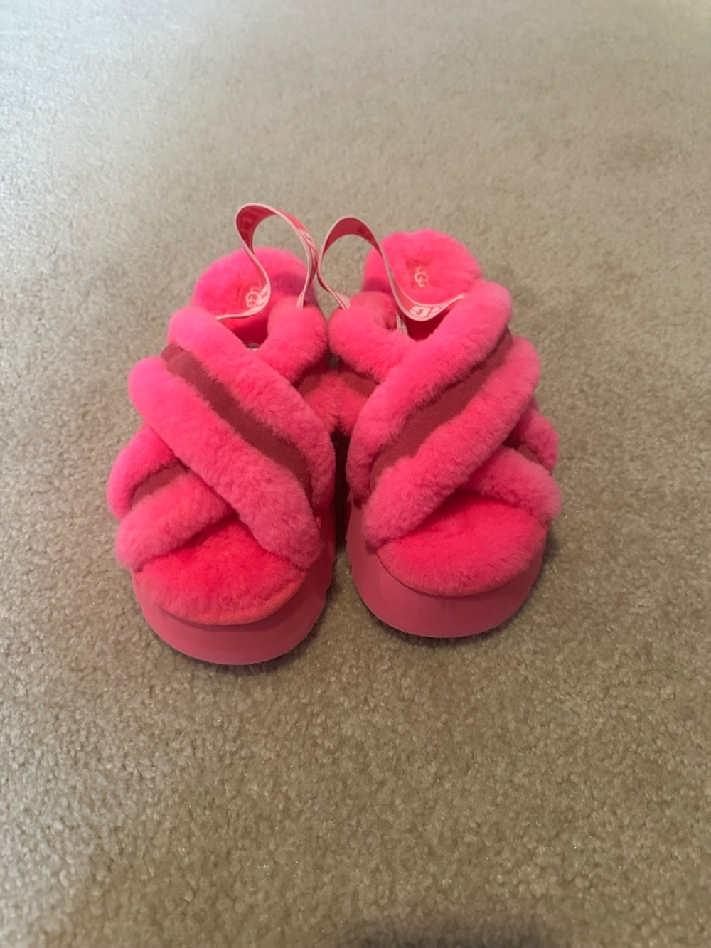 Ugg fur slides